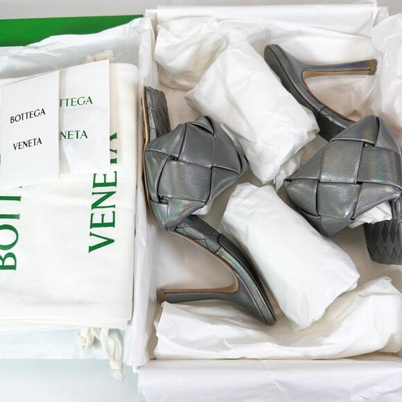 Bottega Veneta Iridescent Lido Mule Heel - Women’s 7.5 - Picture 2 of 8